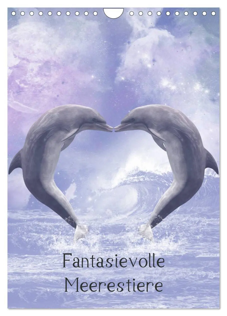 Cover: 9783516469448 | Fantasievolle Meerestiere (Wandkalender 2026 DIN A4 hoch), CALVENDO...