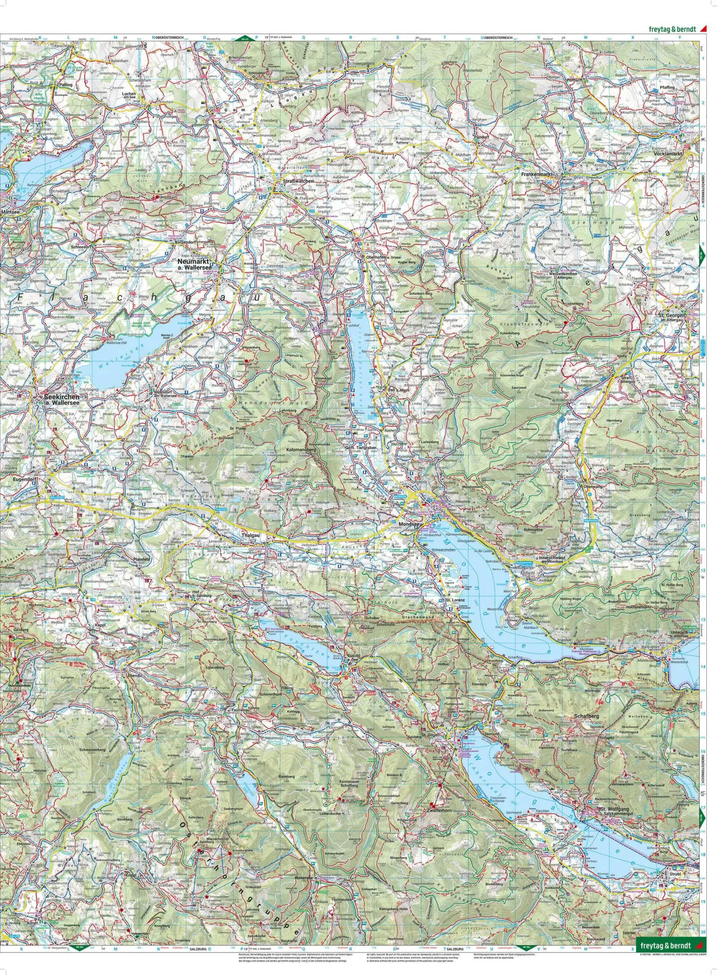 Bild: 9783707919448 | freytag &amp; berndt Wanderkarte WK 0391 Salzburger Seenland, Irrsee -...