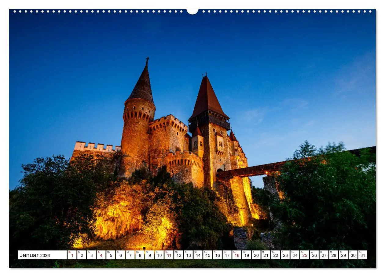 Bild: 9783457439548 | Rumäniens berühmte Burgen (hochwertiger Premium Wandkalender 2026...