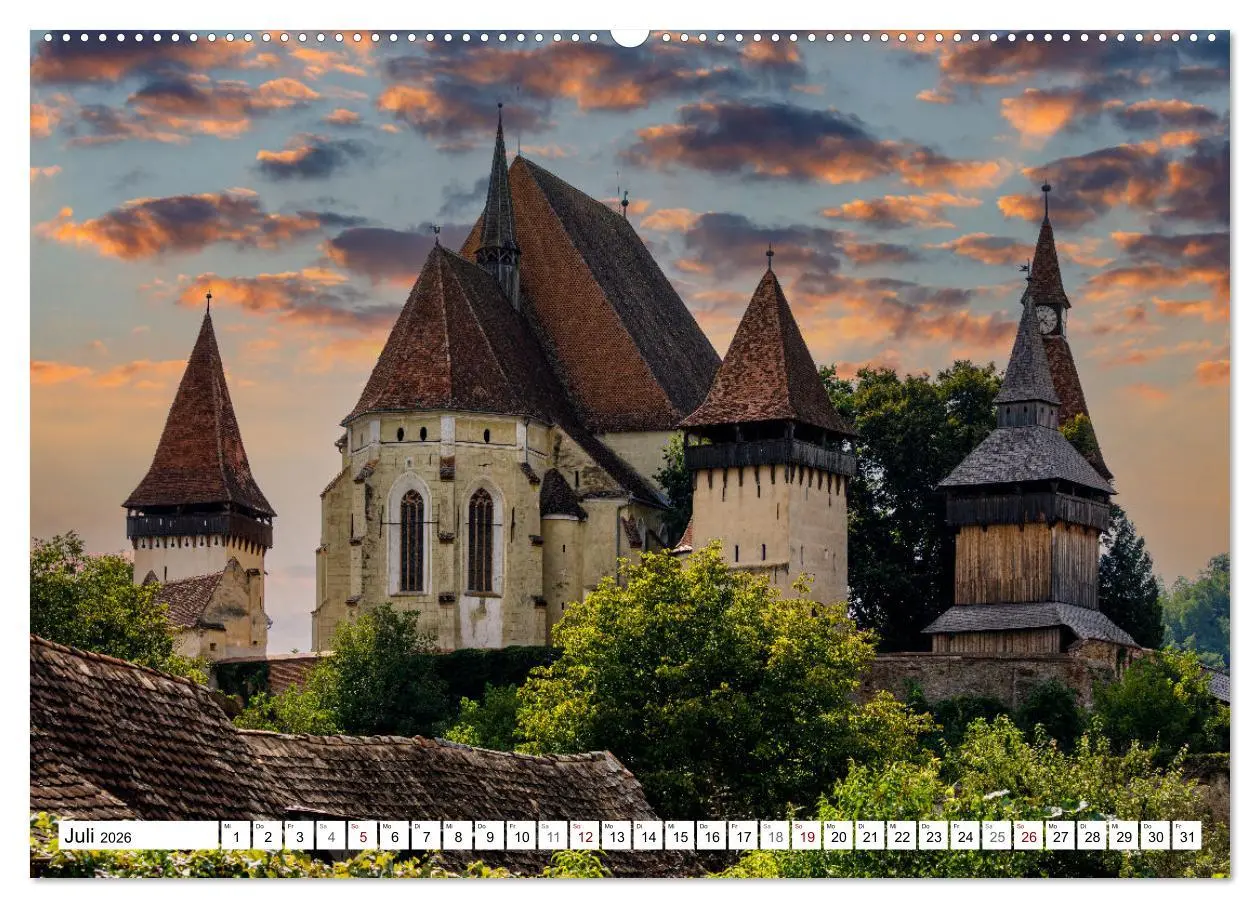 Bild: 9783457439548 | Rumäniens berühmte Burgen (hochwertiger Premium Wandkalender 2026...