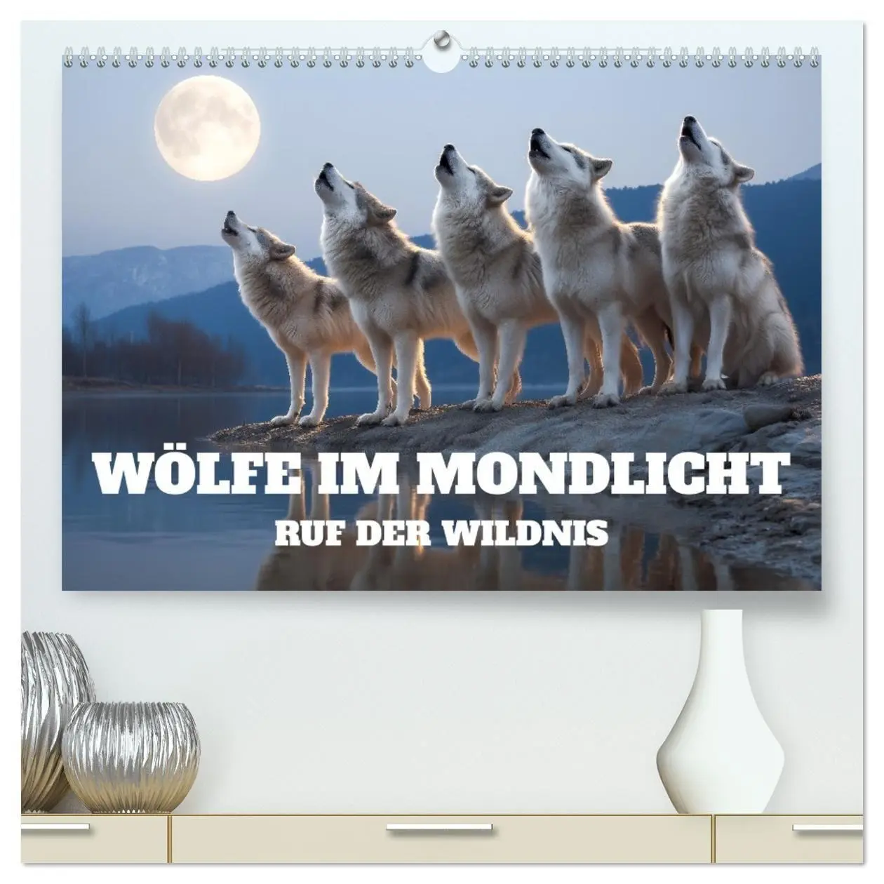 Cover: 9783516699548 | Wölfe im Mondlicht - Ruf der Wildnis (hochwertiger Premium...
