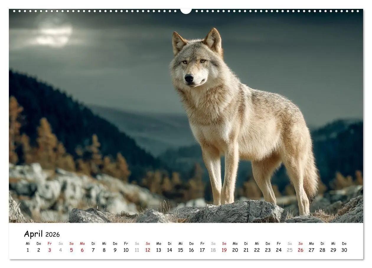 Bild: 9783516699548 | Wölfe im Mondlicht - Ruf der Wildnis (hochwertiger Premium...