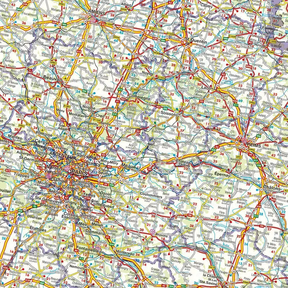 Bild: 9783707909548 | freytag &amp; berndt Straßenkarte Frankreich 1:1 Mio. | (Land-)Karte