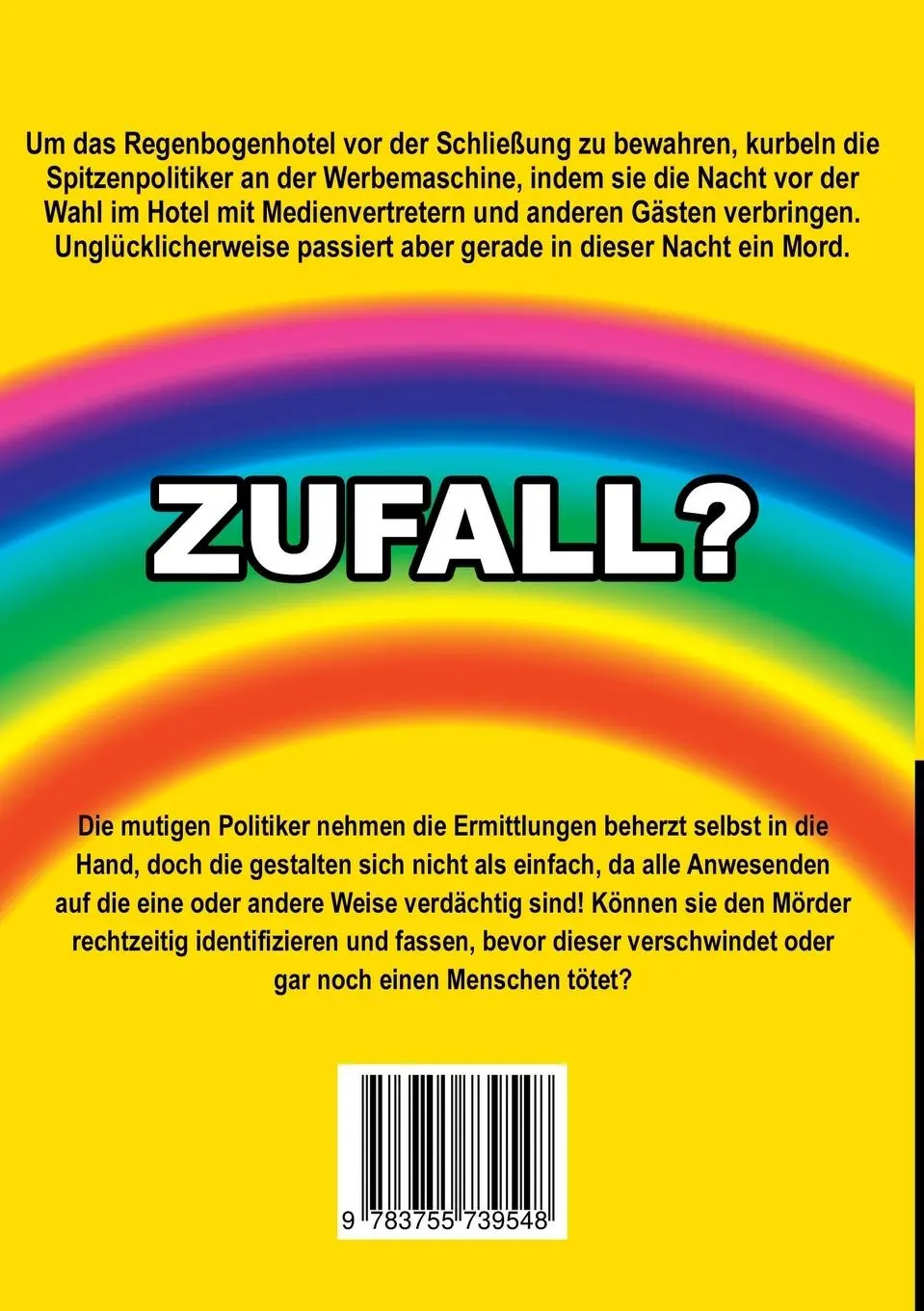 Rückseite: 9783755739548 | Mord vor der Wahl | Karl Schäfer | Taschenbuch | 268 S. | Deutsch