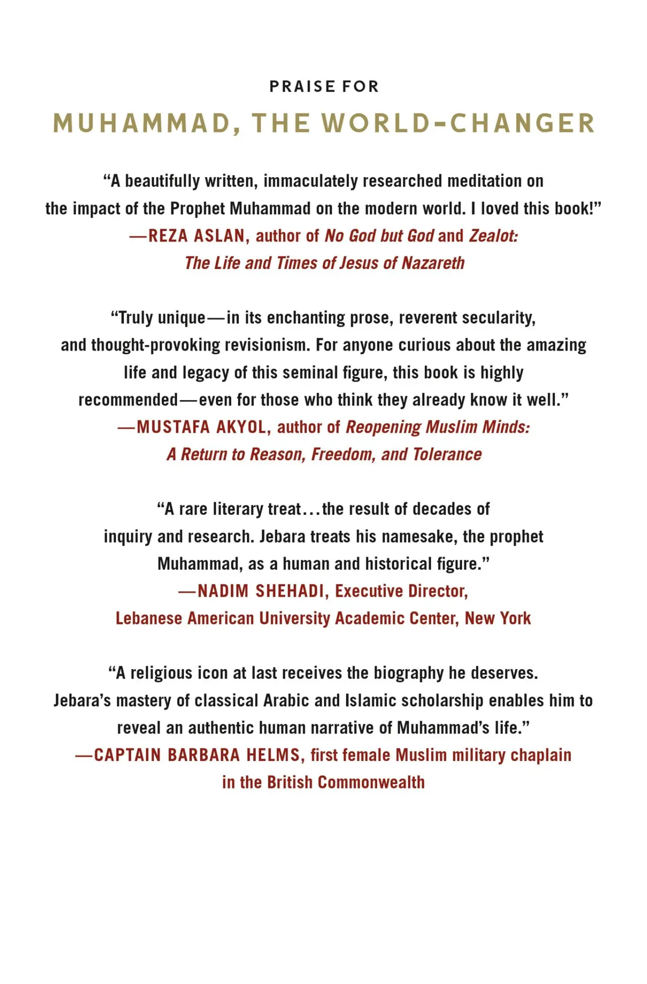 Rückseite: 9781250239648 | Muhammad, the World-Changer | An Intimate Portrait | Mohamad Jebara