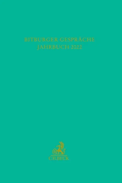 Cover: 9783406799648 | Bitburger Gespräche Jahrbuch 2022 | Rechtspolitik (u. a.) | Buch | VII