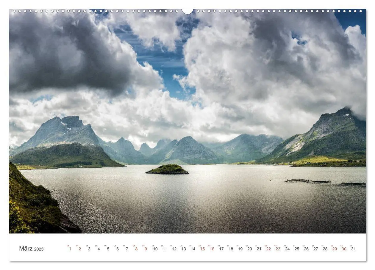 Bild: 9783435339648 | Nordland - Die Weite Skandinaviens (Wandkalender 2025 DIN A2 quer),...