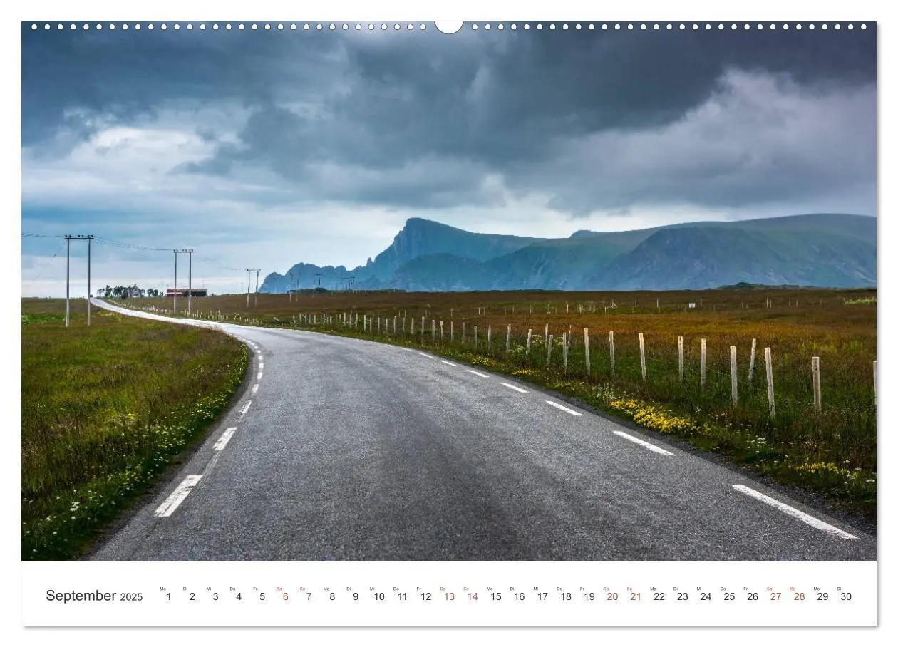 Bild: 9783435339648 | Nordland - Die Weite Skandinaviens (Wandkalender 2025 DIN A2 quer),...
