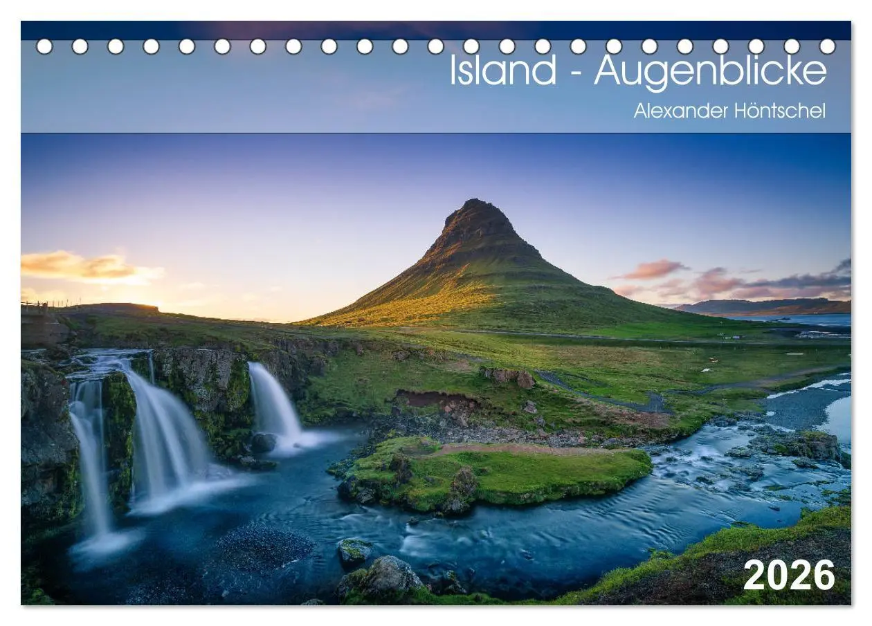 Cover: 9783457809648 | Island - Augenblicke 2026 (Tischkalender 2026 DIN A5 quer),...