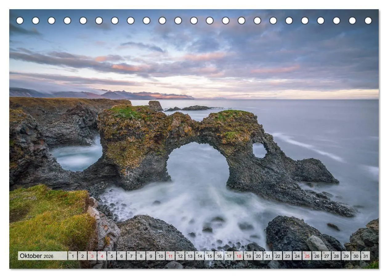 Bild: 9783457809648 | Island - Augenblicke 2026 (Tischkalender 2026 DIN A5 quer),...