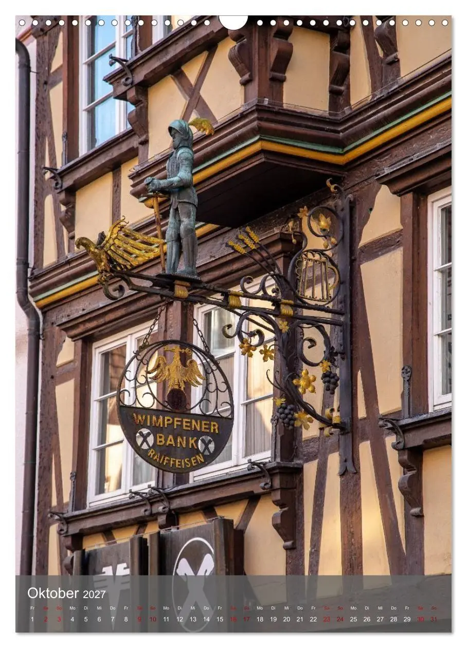 Bild: 9783516759648 | Deutschlands schönste Altstadt - Bad Wimpfen (Wandkalender 2027 DIN...