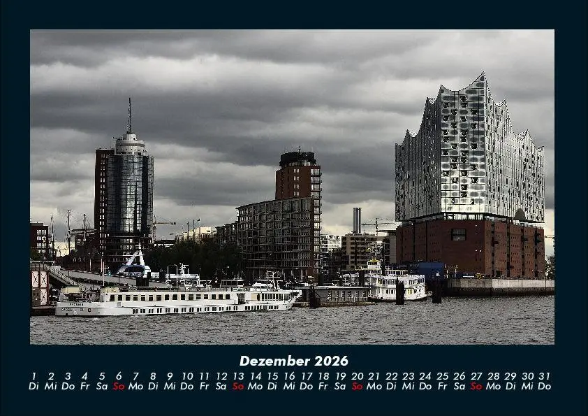 Bild: 9783695409648 | Hamburg 2026 Fotokalender DIN A4 | Tobias Becker | Kalender | Deutsch