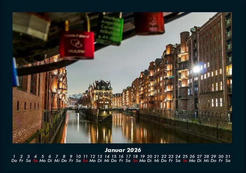 Bild: 9783695409648 | Hamburg 2026 Fotokalender DIN A4 | Tobias Becker | Kalender | Deutsch