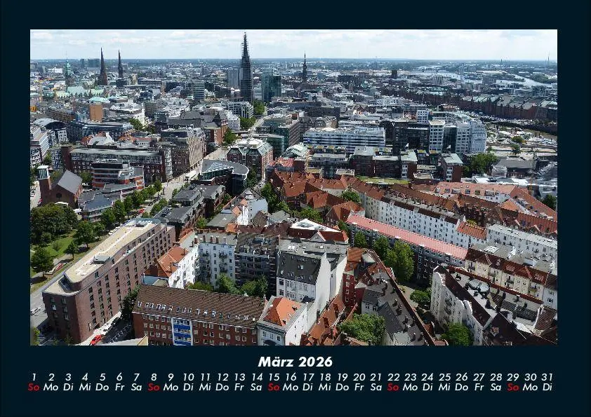 Bild: 9783695409648 | Hamburg 2026 Fotokalender DIN A4 | Tobias Becker | Kalender | Deutsch