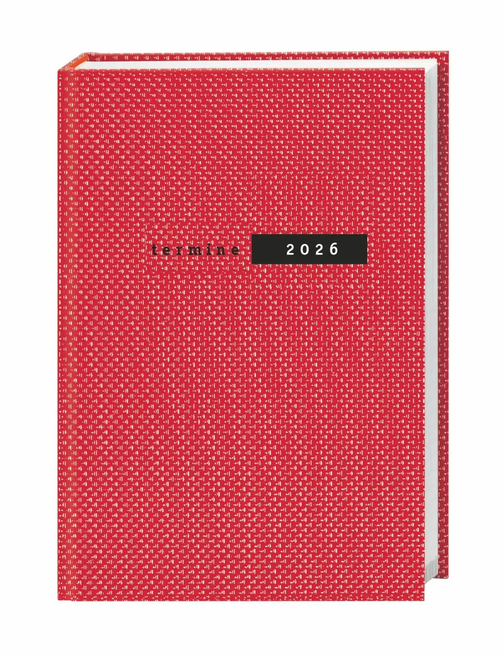Cover: 9783756409648 | Terminer A5, Struktur rot 2026 | Heye | Buch | Bürokalender Heye