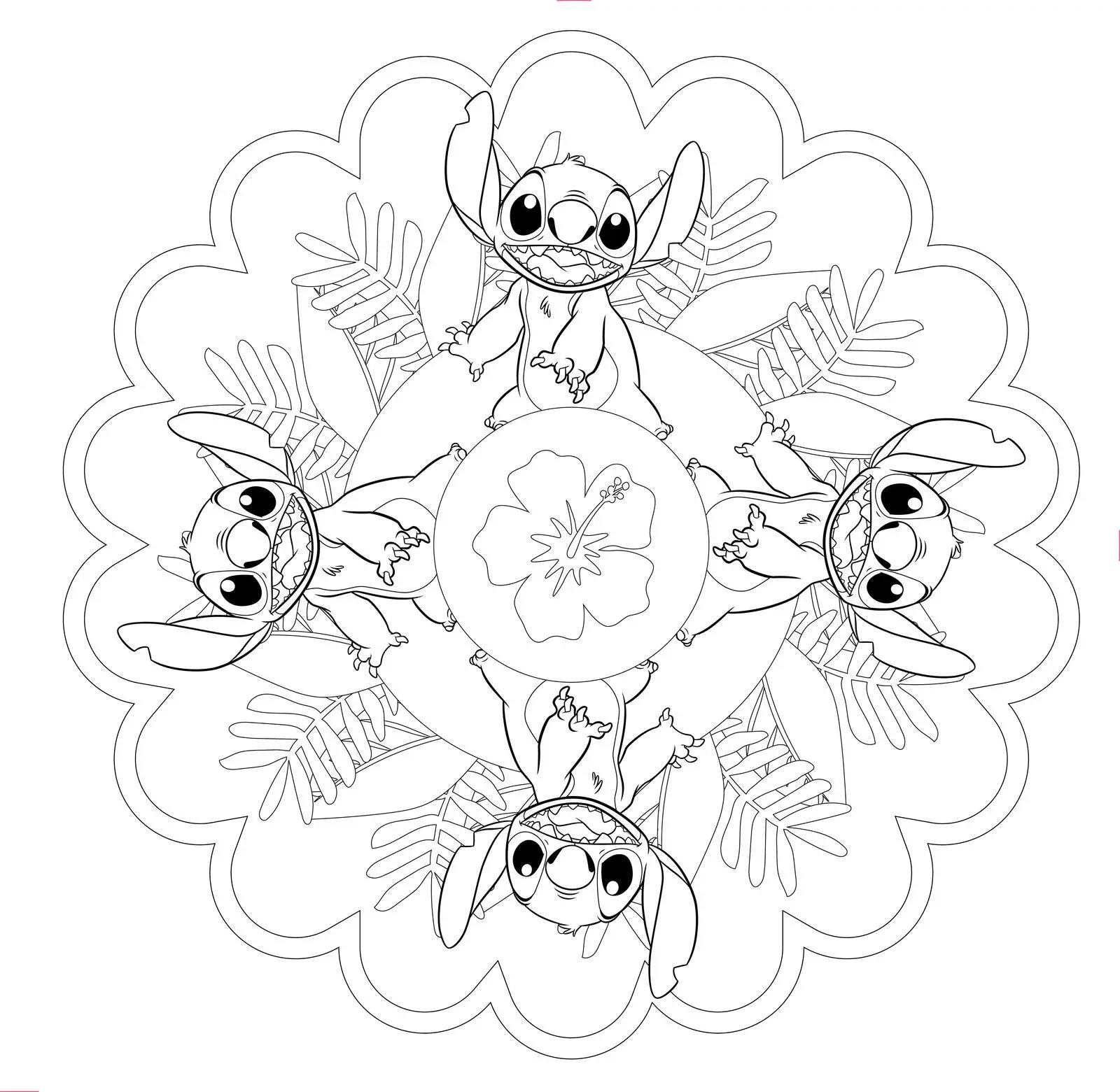 Bild: 9783845129648 | Disney Kreative Beschäftigung: Stitch: Mandala-Malspaß | Taschenbuch