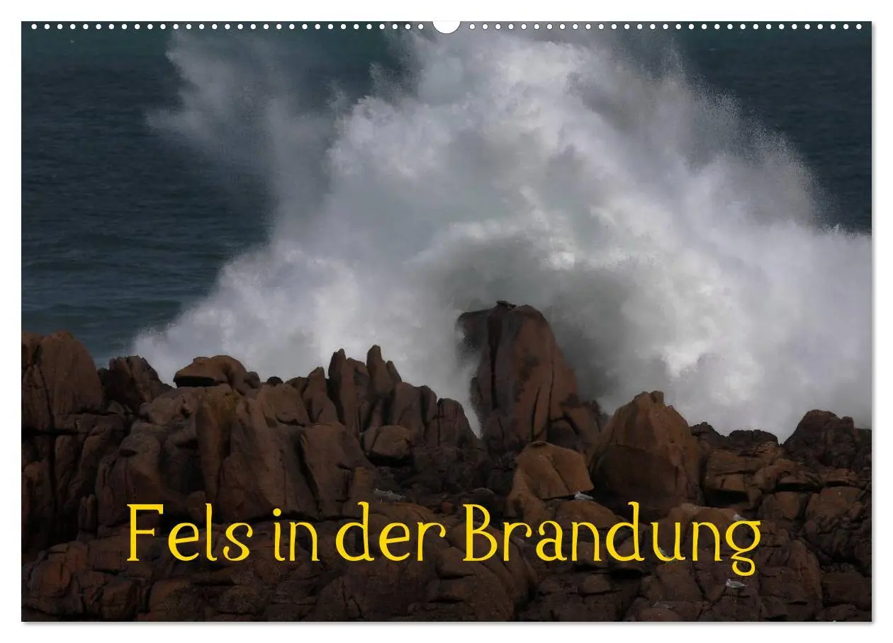 Cover: 9783457969748 | Fels in der Brandung (Wandkalender 2026 DIN A2 quer), CALVENDO...
