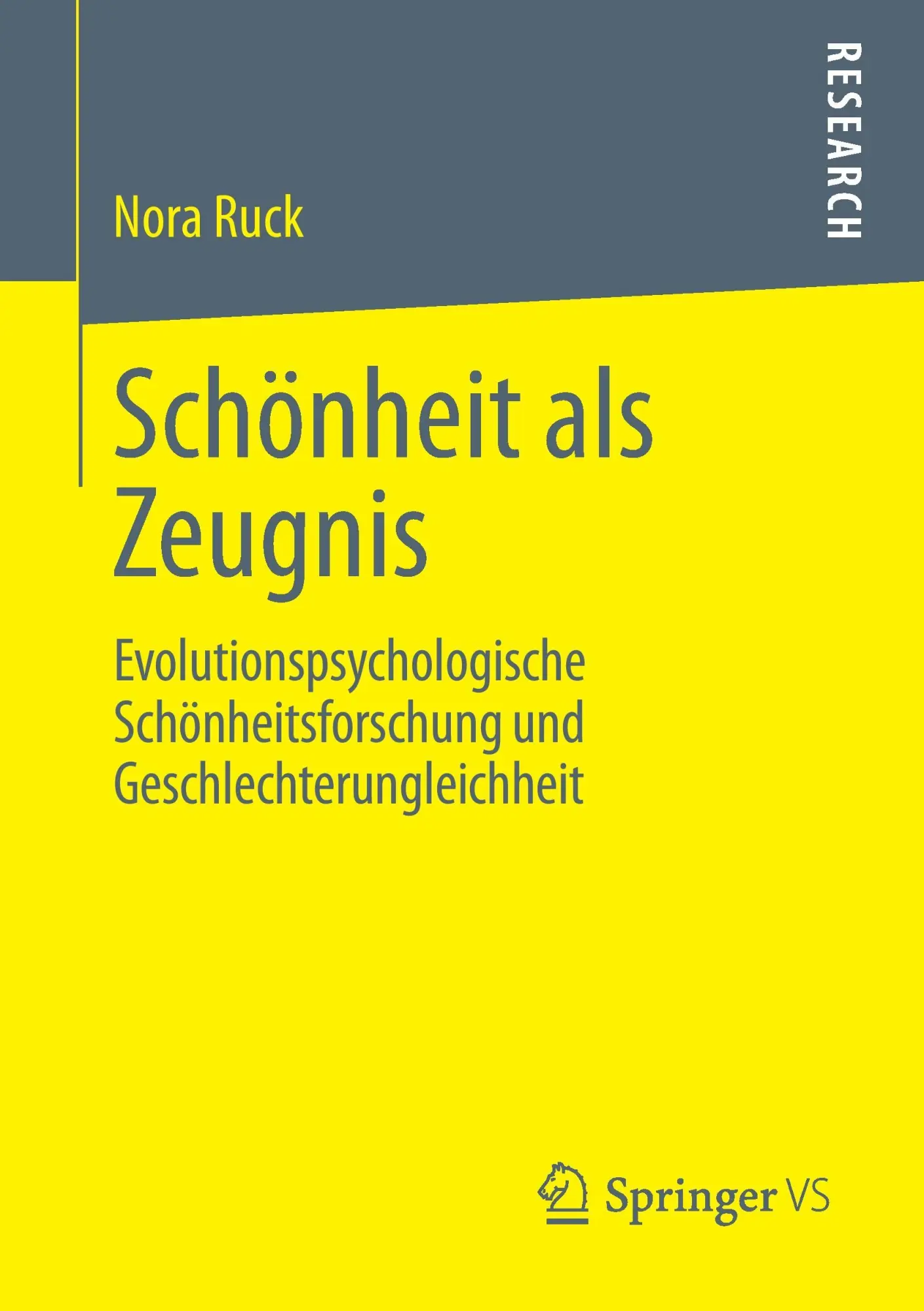 Cover: 9783658009748 | Schönheit als Zeugnis | Nora Ruck | Taschenbuch | Paperback | x | 2013