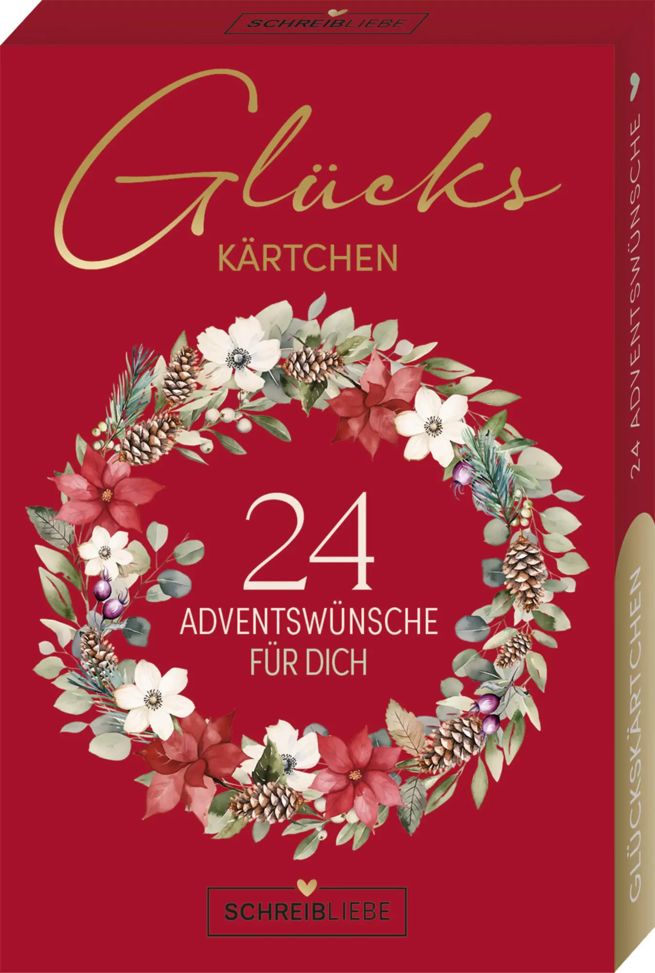 Cover: 9783731889748 | Glückskärtchen Advent-24 Adventswünsche | Korsch Verlag | Buch | 40 S.
