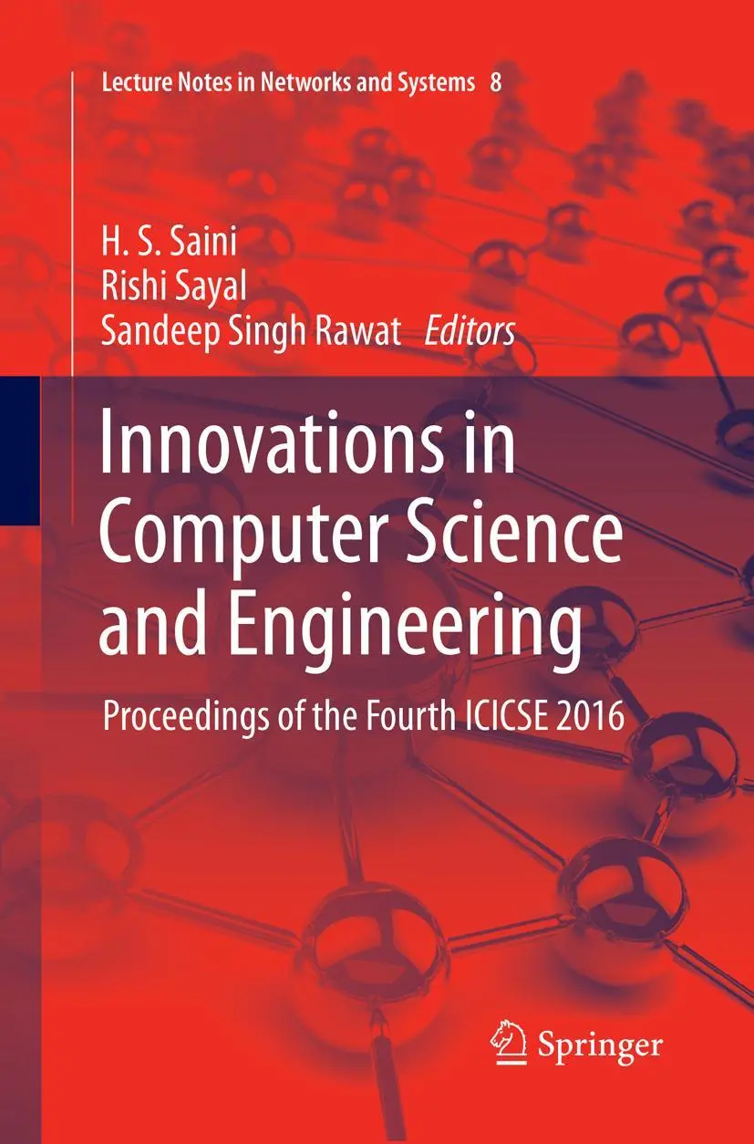 Cover: 9789811099748 | Innovations in Computer Science and Engineering | H. S. Saini (u. a.)