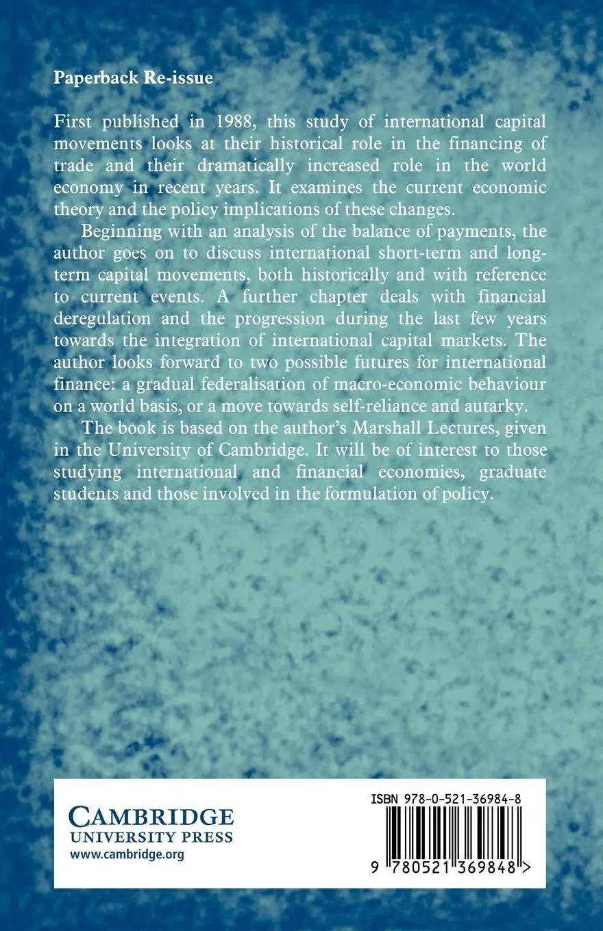 Rückseite: 9780521369848 | International Capital Movements | Charles P. Kindleberber | Buch