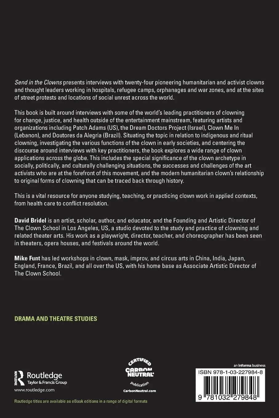 Rückseite: 9781032279848 | Send in the Clowns | Humanitarian Clowning in Crisis Zones | Buch