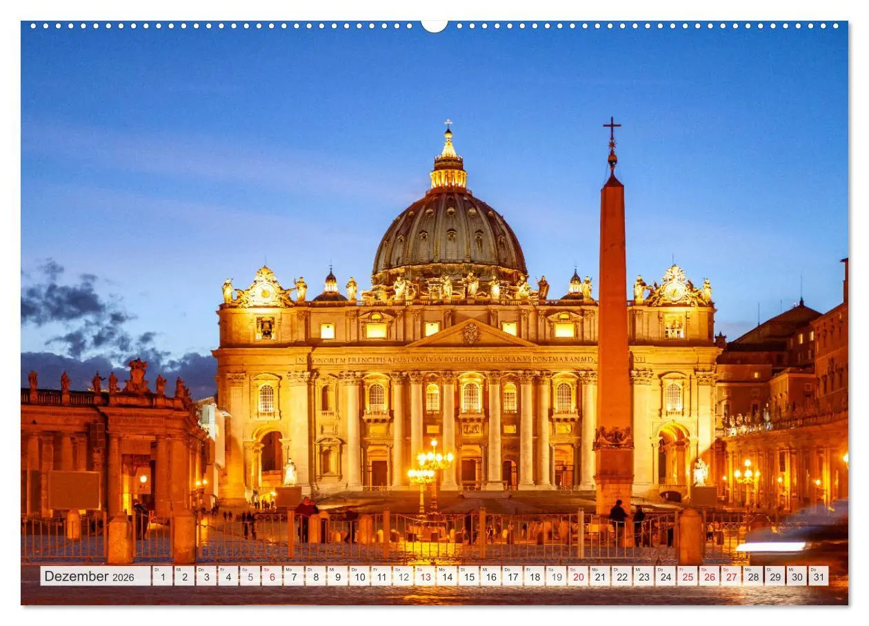 Bild: 9783457269848 | Italien - Rom (hochwertiger Premium Wandkalender 2026 DIN A2 quer),...