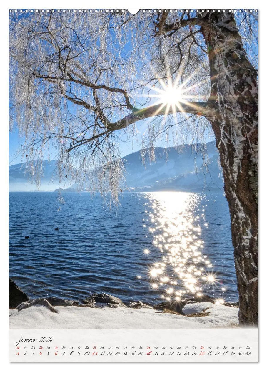 Bild: 9783516289848 | Rund um Zell am See (Wandkalender 2026 DIN A2 hoch), CALVENDO...