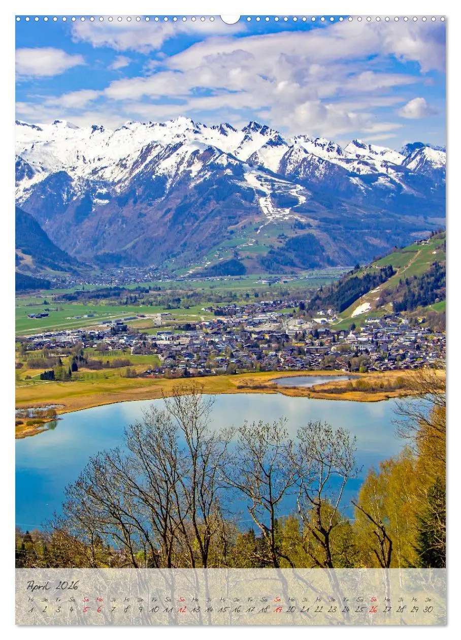 Bild: 9783516289848 | Rund um Zell am See (Wandkalender 2026 DIN A2 hoch), CALVENDO...