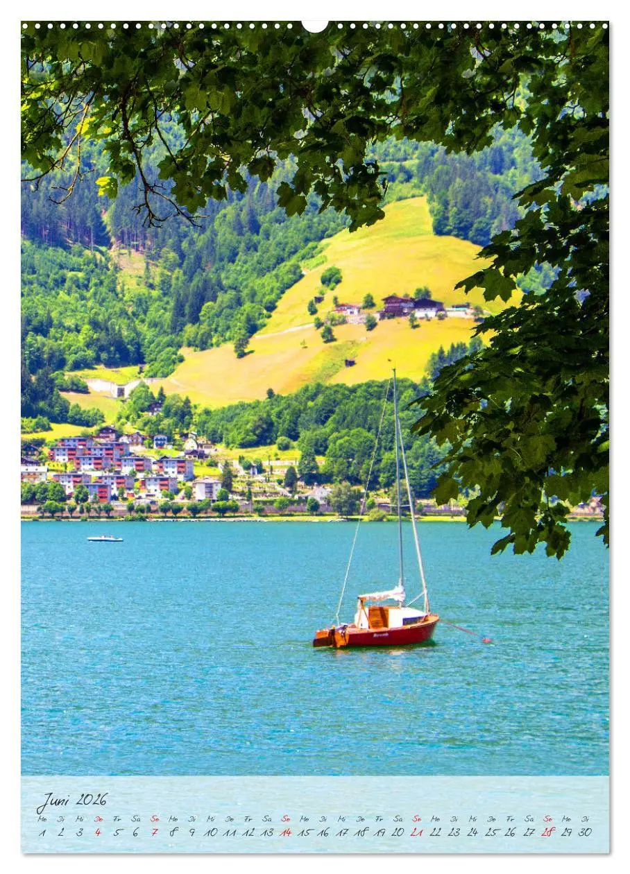 Bild: 9783516289848 | Rund um Zell am See (Wandkalender 2026 DIN A2 hoch), CALVENDO...