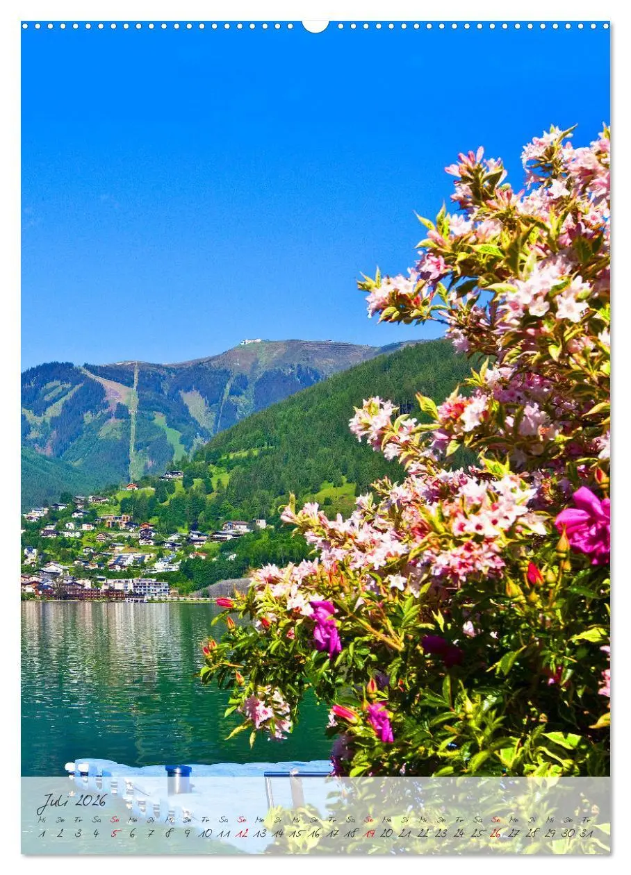 Bild: 9783516289848 | Rund um Zell am See (Wandkalender 2026 DIN A2 hoch), CALVENDO...
