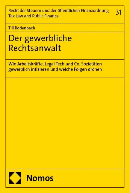 Cover: 9783756009848 | Der gewerbliche Rechtsanwalt | Till Bodenbach | Taschenbuch | 338 S.