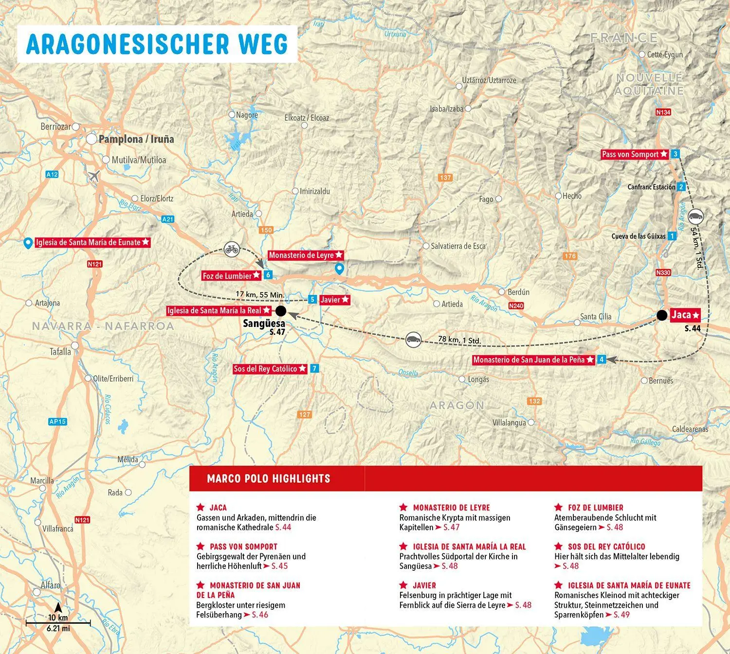 Bild: 9783829749848 | MARCO POLO Reiseführer Jakobsweg, Spanien | Kathleen Becker (u. a.)