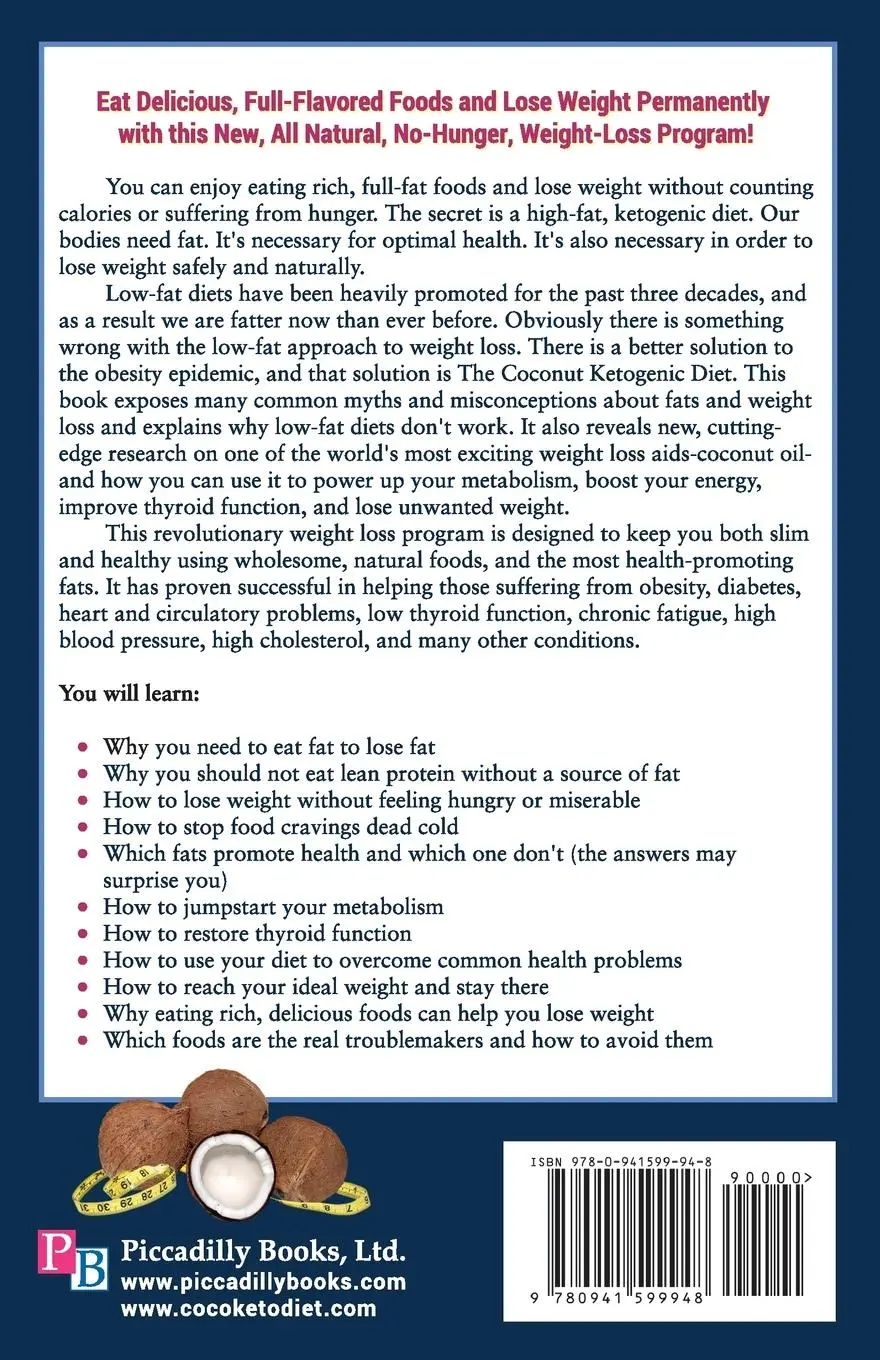 Rückseite: 9780941599948 | The Coconut Ketogenic Diet | Bruce Fife | Taschenbuch | Englisch