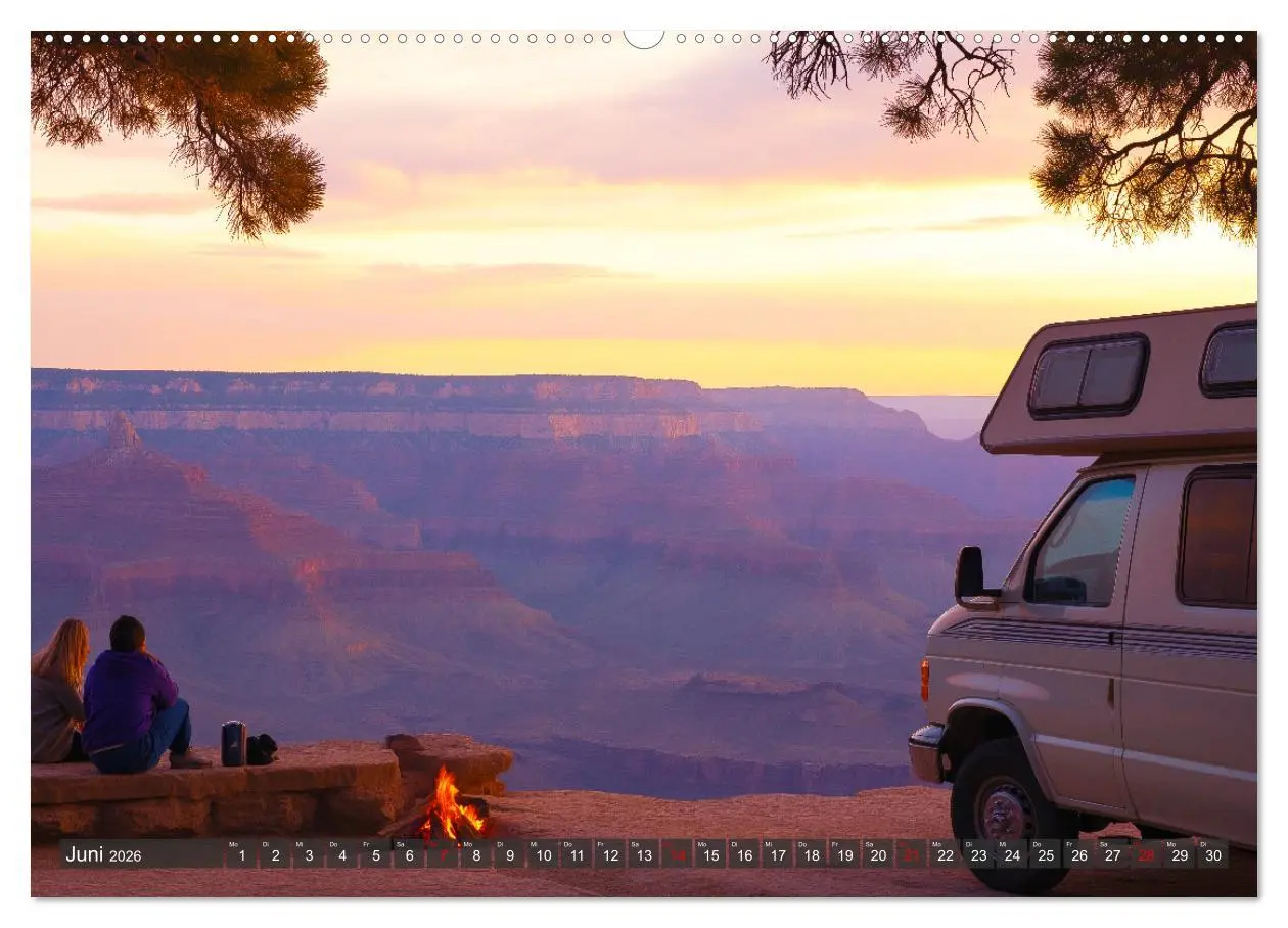 Bild: 9783457329948 | Abenteuer Wildcamping - Mit dem Camper um die Welt (Wandkalender...