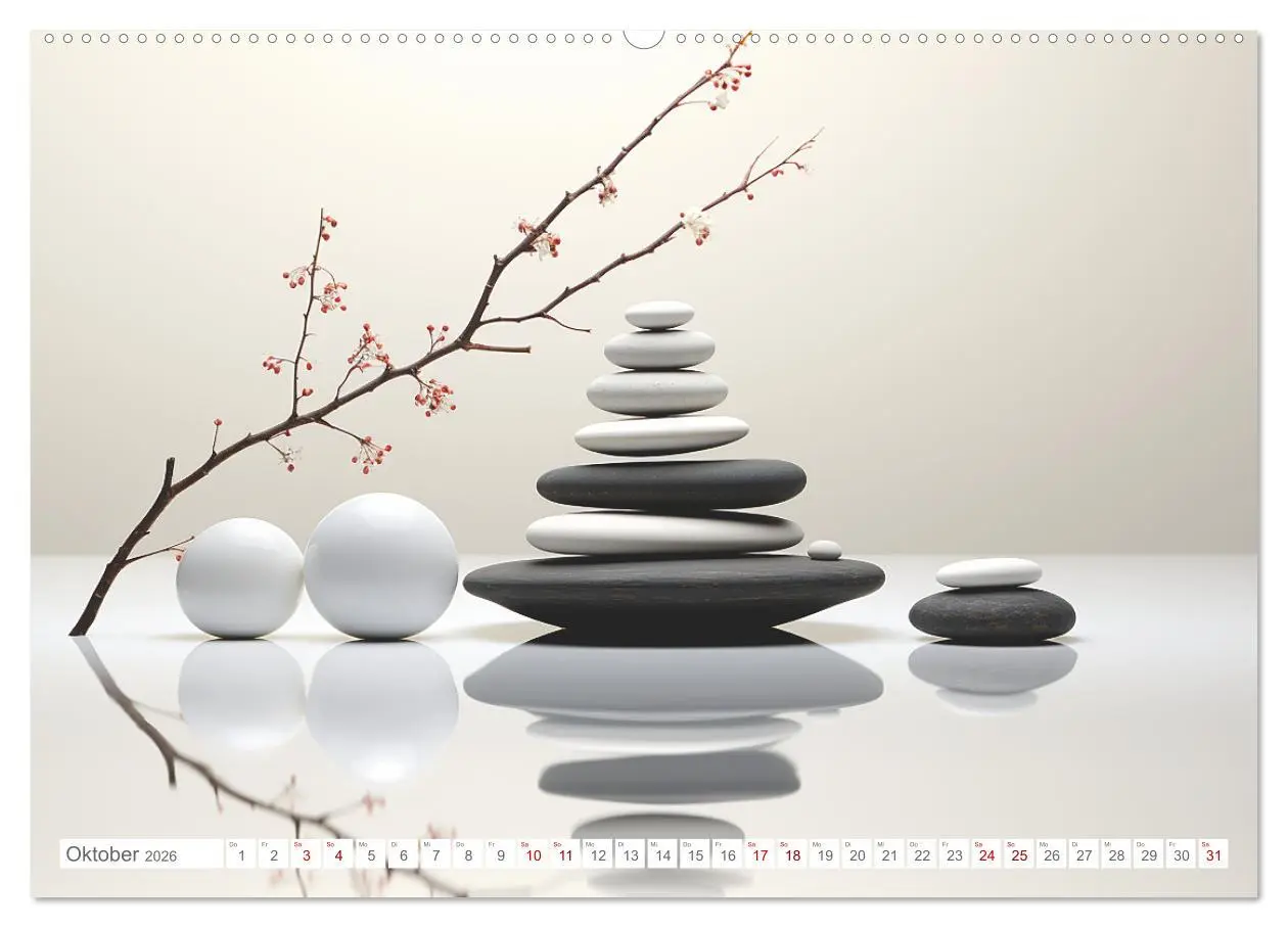 Bild: 9783457499948 | Zen (hochwertiger Premium Wandkalender 2026 DIN A2 quer),...