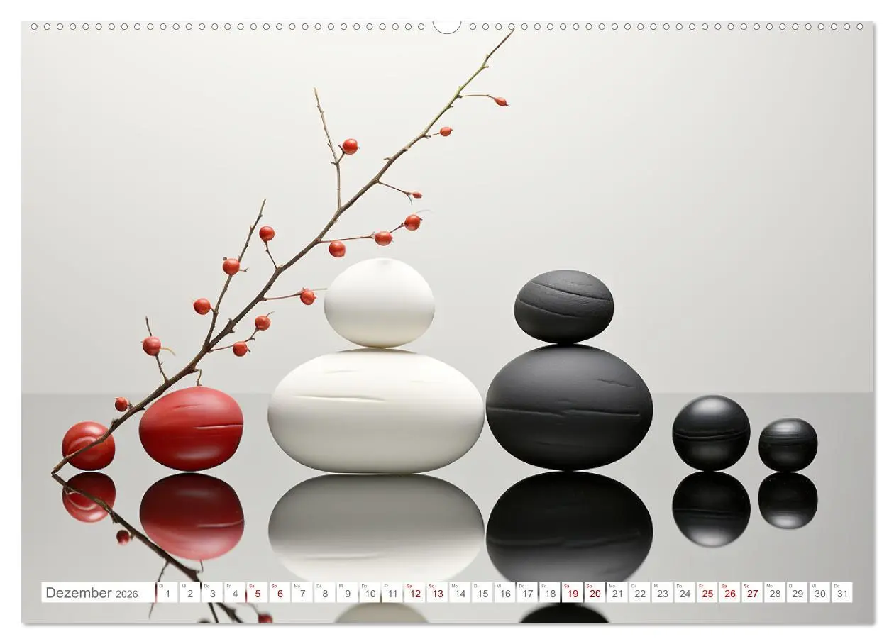 Bild: 9783457499948 | Zen (hochwertiger Premium Wandkalender 2026 DIN A2 quer),...