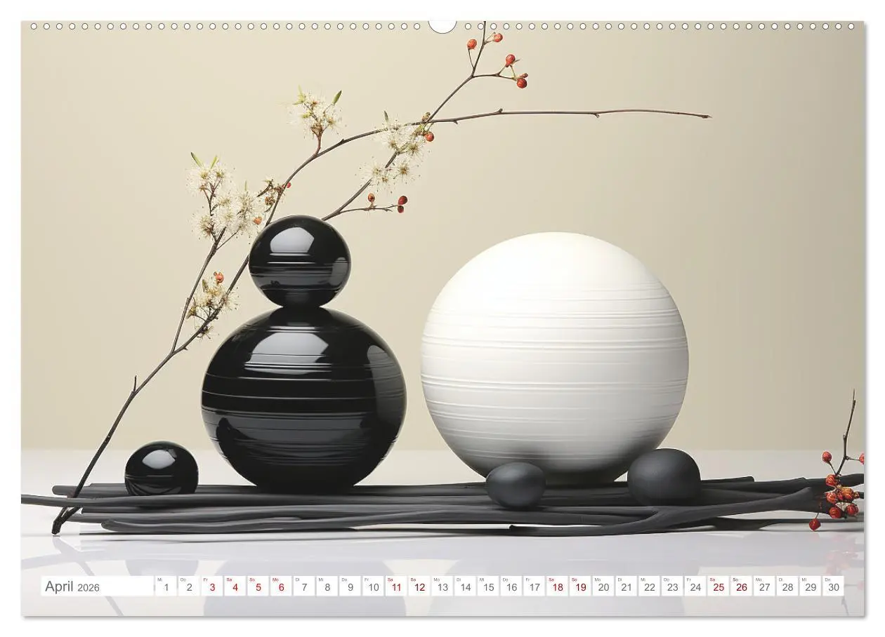 Bild: 9783457499948 | Zen (hochwertiger Premium Wandkalender 2026 DIN A2 quer),...
