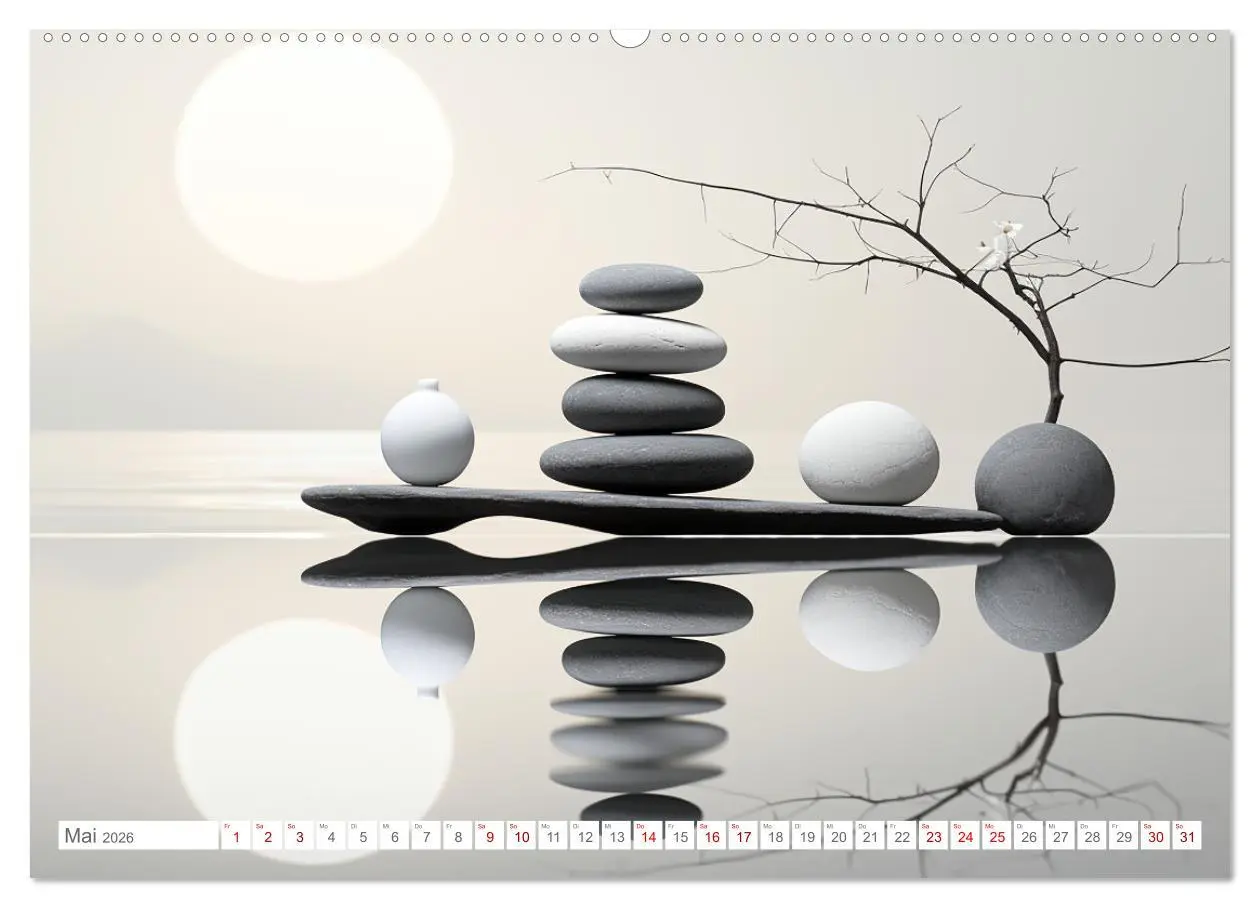 Bild: 9783457499948 | Zen (hochwertiger Premium Wandkalender 2026 DIN A2 quer),...