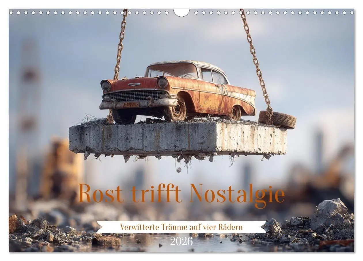Cover: 9783516659948 | Rost trifft Nostalgie (Wandkalender 2026 DIN A3 quer), CALVENDO...