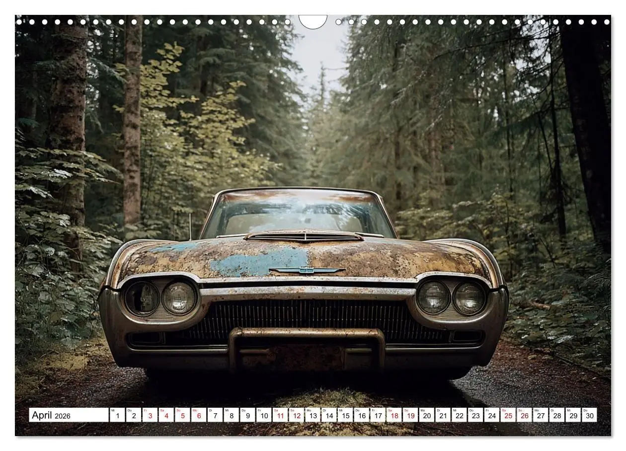 Bild: 9783516659948 | Rost trifft Nostalgie (Wandkalender 2026 DIN A3 quer), CALVENDO...