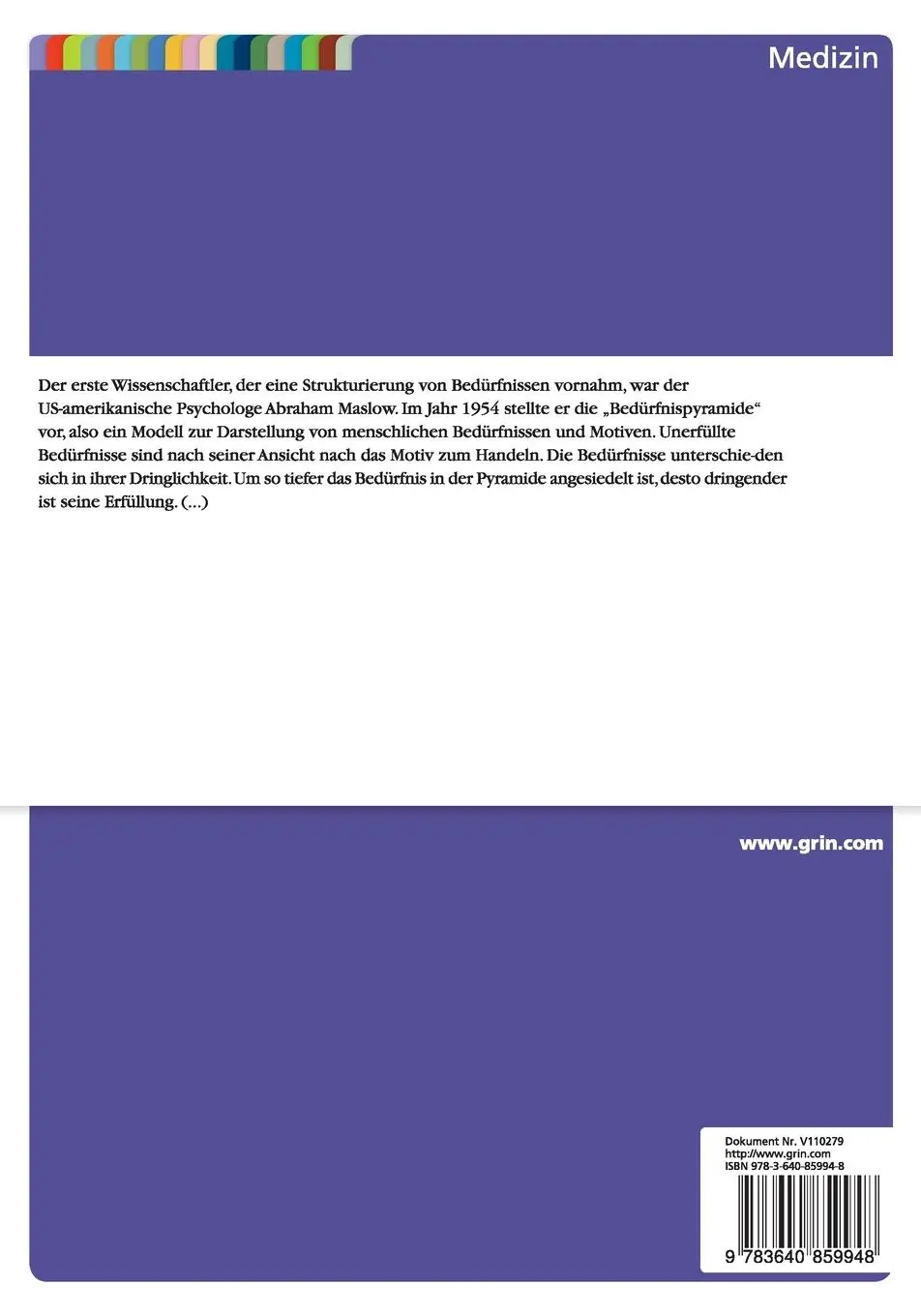 Rückseite: 9783640859948 | AEDL-Strukturmodell von Monika Krohwinkel | Markus Hieber | Buch