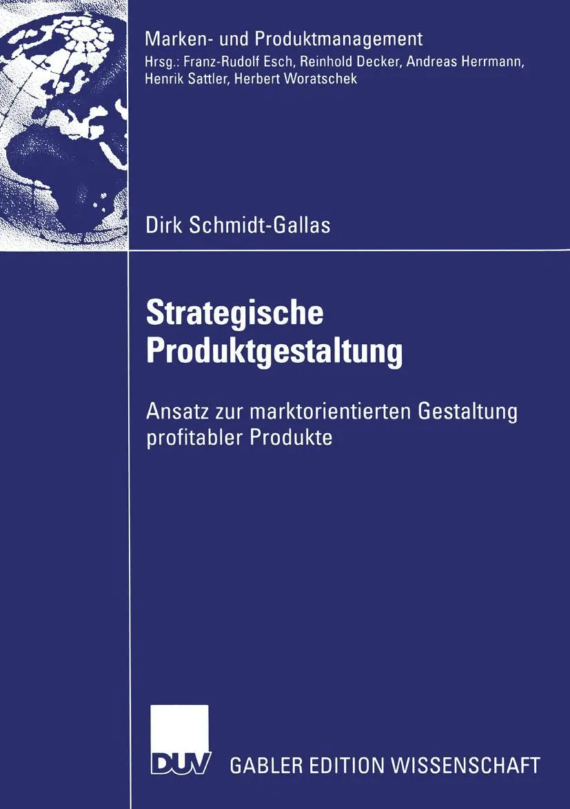 Cover: 9783824479948 | Strategische Produktgestaltung | Dirk Schmidt-Gallas | Taschenbuch