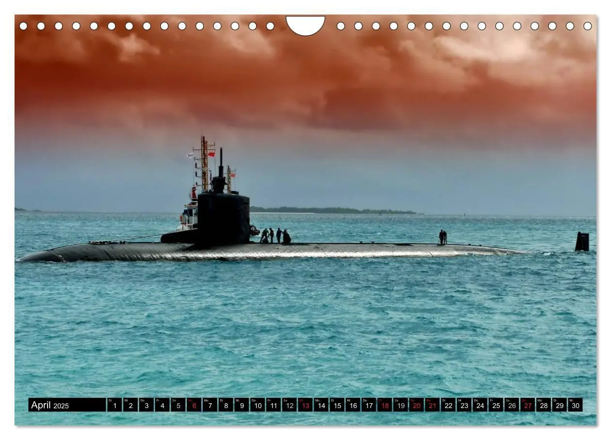Bild: 9783435730049 | U-Boote - Militärische Ungetüme (Wandkalender 2025 DIN A4 quer),...