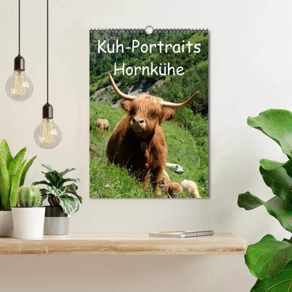 Bild: 9783435970049 | Kuhportraits Hornkühe (Wandkalender 2025 DIN A3 hoch), CALVENDO...