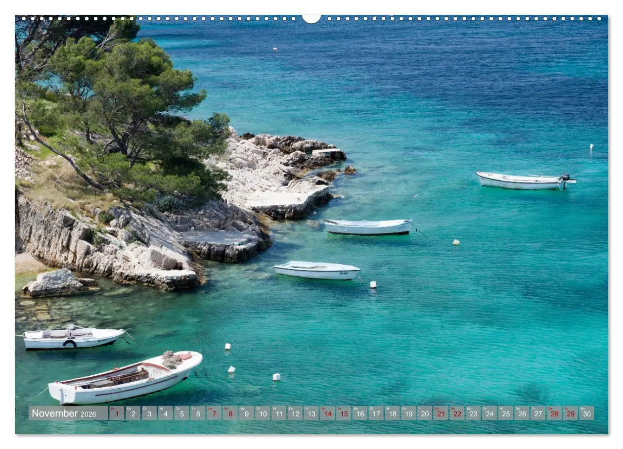 Bild: 9783457750049 | Dalamtinische Küste - Momente einer Reise (Wandkalender 2026 DIN A2...