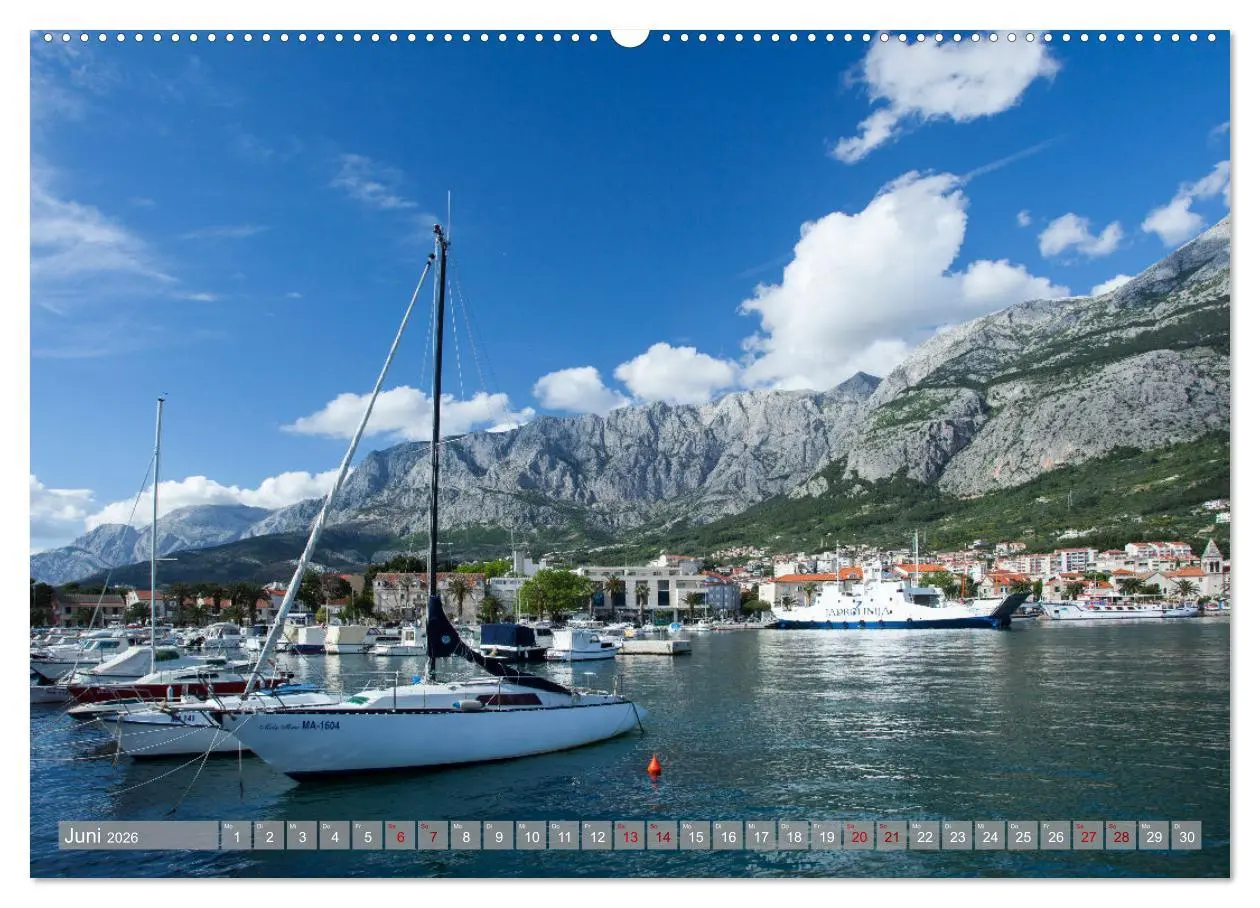Bild: 9783457750049 | Dalamtinische Küste - Momente einer Reise (Wandkalender 2026 DIN A2...