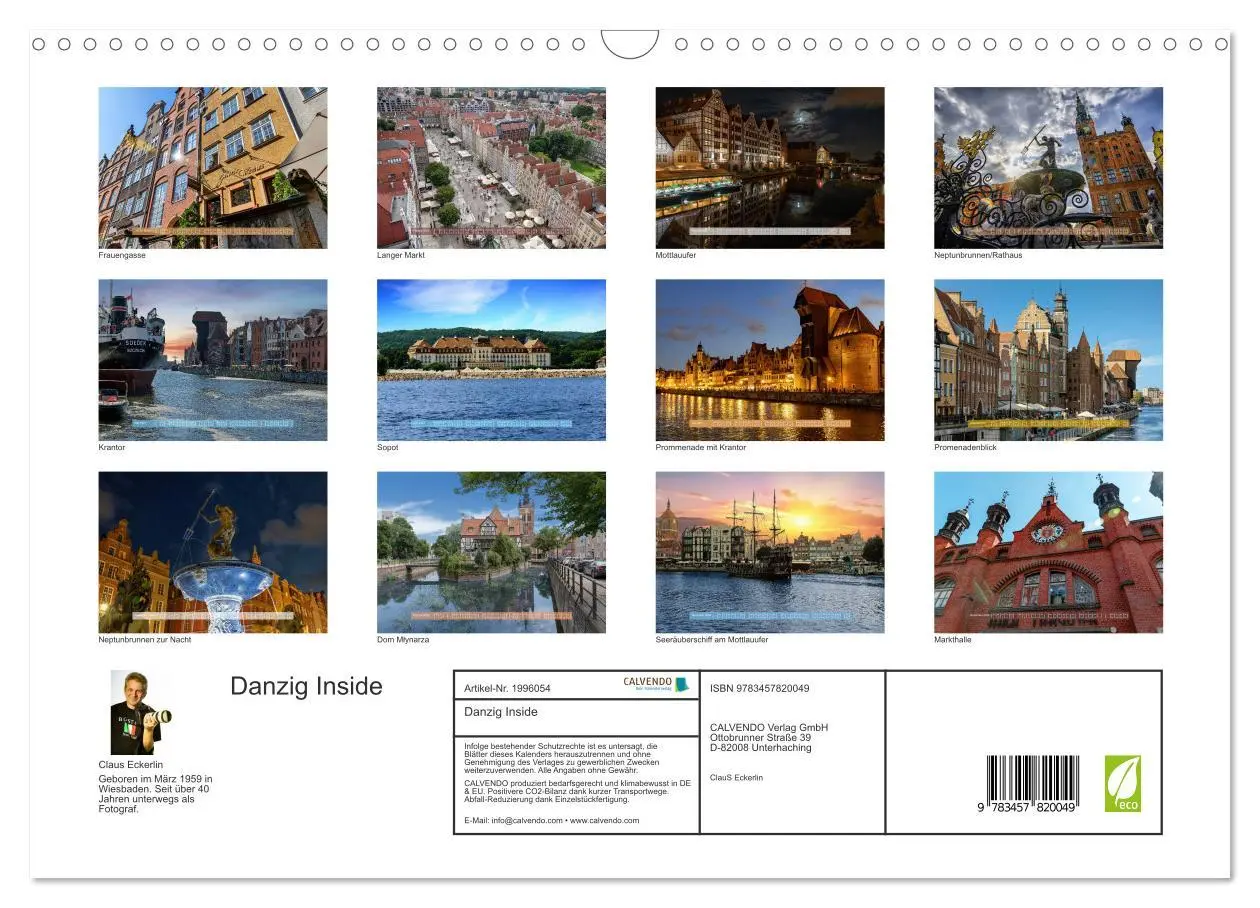 Bild: 9783457820049 | Danzig Inside (Wandkalender 2026 DIN A3 quer), CALVENDO Monatskalender