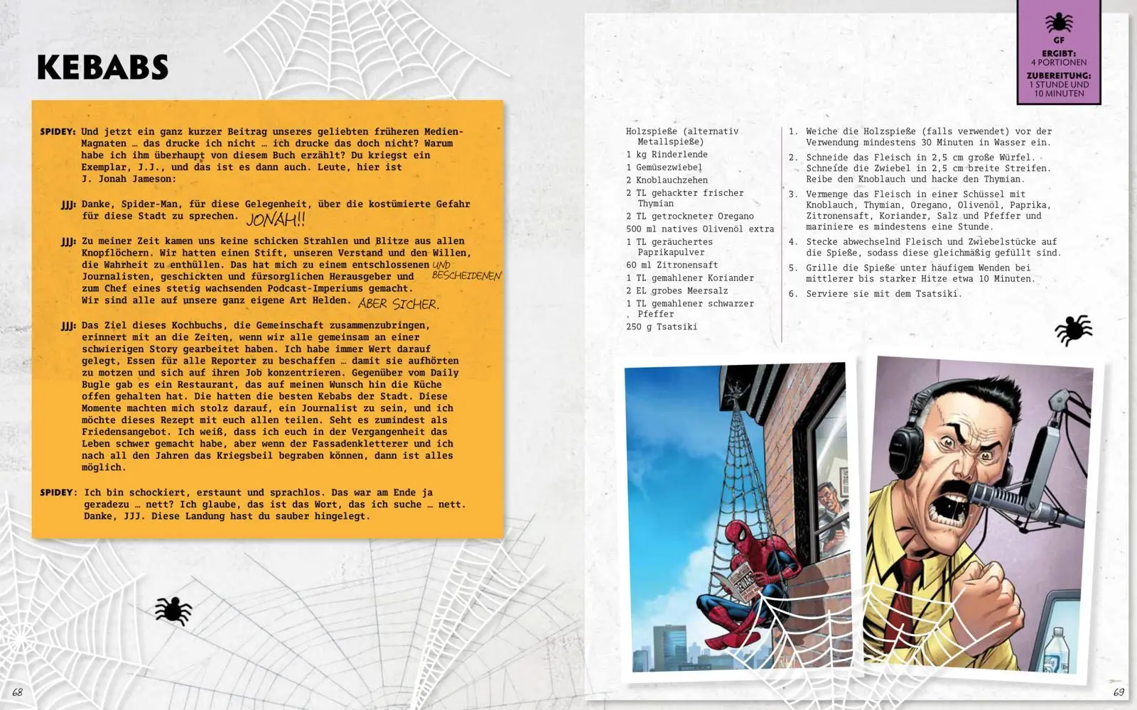 Bild: 9783845520049 | Marvel: Spider-Man: Das offizielle Kochbuch | Von Diaz (u. a.) | Buch