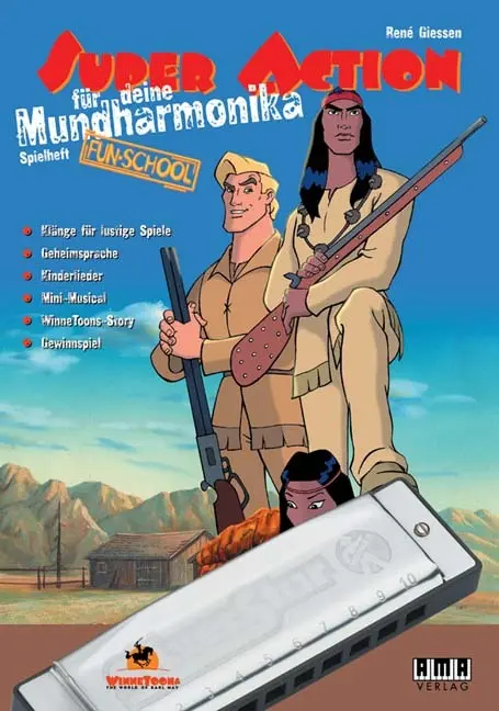 Cover: 9783899220049 | Super Action für deine Mundharmonika | Spielheft, Fun-School | Giessen